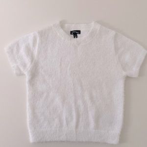 Art Class white fur top